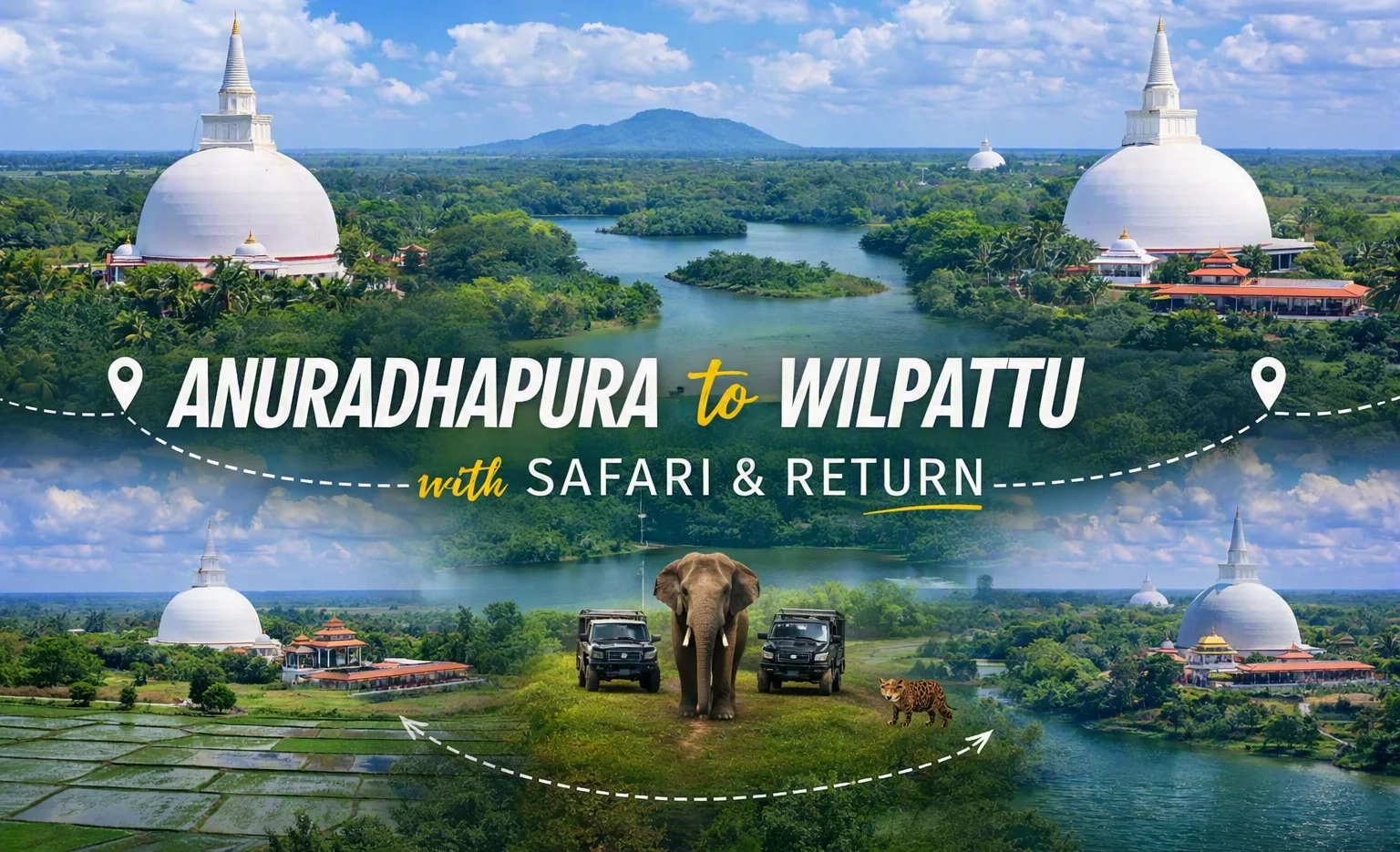 Anuradhapura to Wilpattu Safari & Return Day Tour